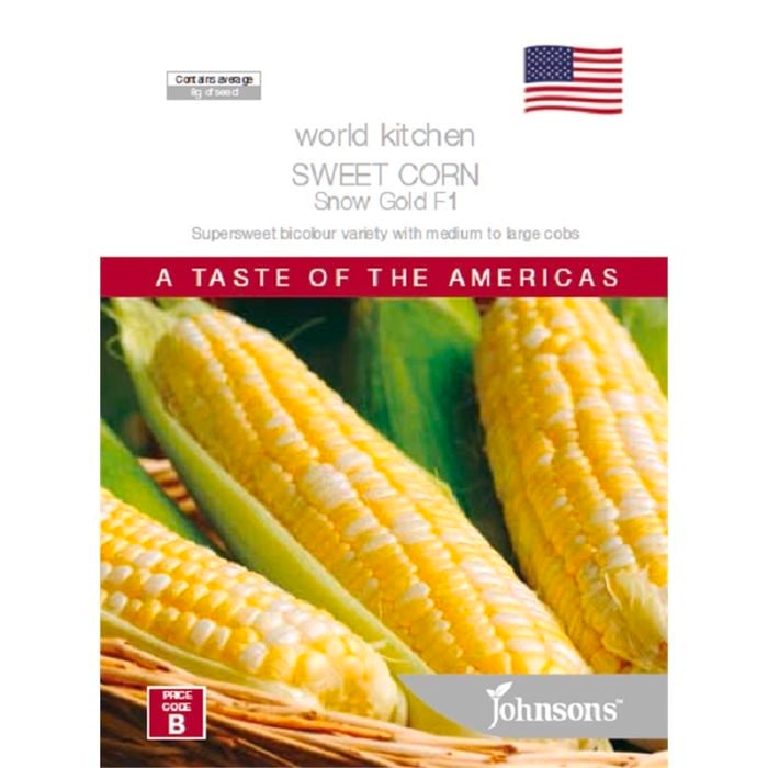 Johnsons Seed Sweet Corn Snow Gold World Kitchen