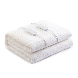 Royal Comfort Thermolux Elite Electric Blanket Multi Zone Fitted White Queen