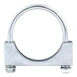 3 Inch Muffler Exhaust Pipe U Clamp Galvanised Mild Steel Universal Car