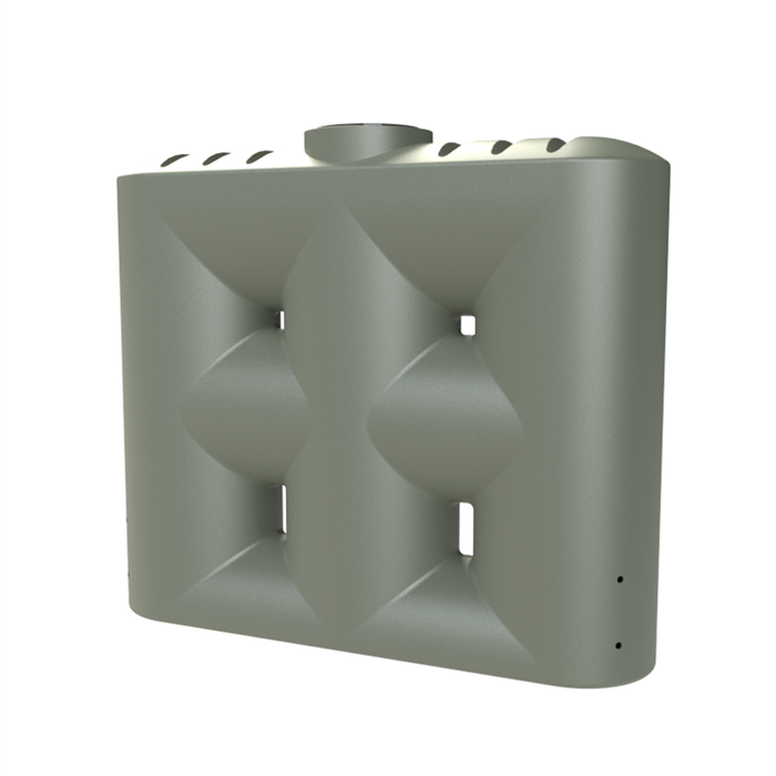 Melro Tanks 2000L Mist Green Slimline 2030 Poly Water Tank