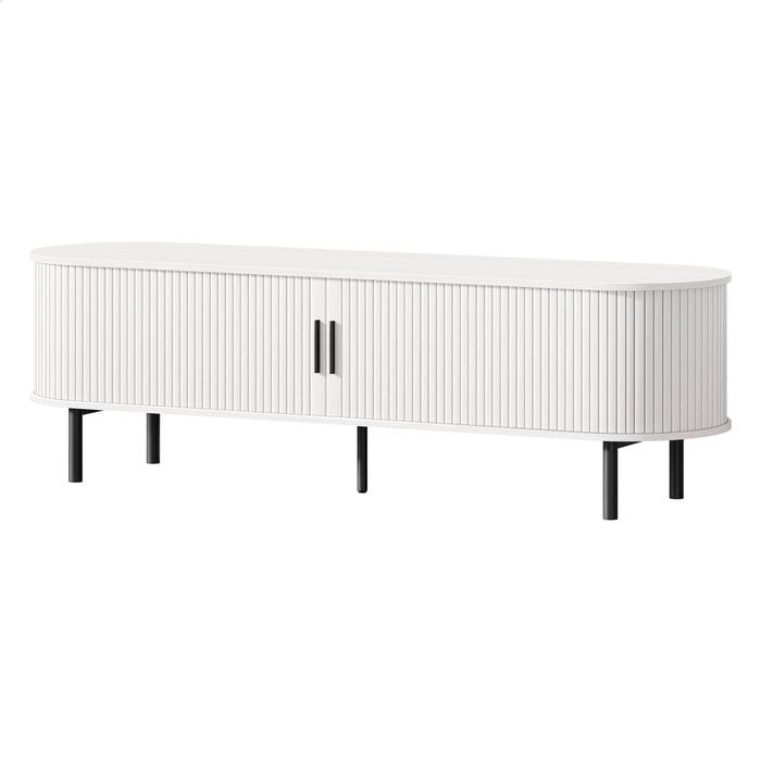Alfordson Entertainment Unit Tv Cabinet 160cm White