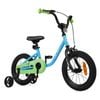 Costway Kids Adjustable Bike Removable Training Wheel Bell Blue