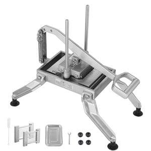 VEVOR Commercial Vegetable Slicer Silver Stainless Steel and Aluminum Alloy Manual for Home