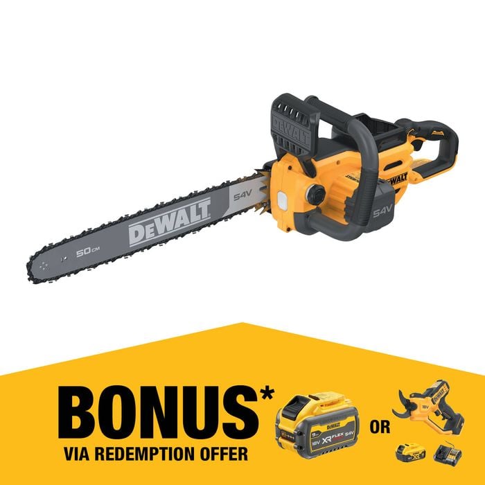 DEWALT 54V 50cm Flexvolt Chainsaw DCMCS575N-XE - Skin Only