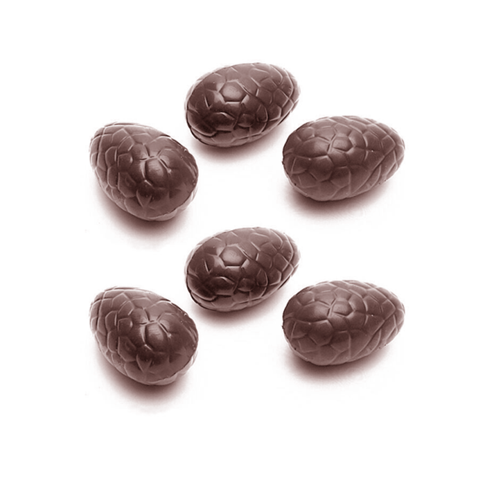 Matfer Bourgeat Chocolate Mould 27 Half Cracked Eggs