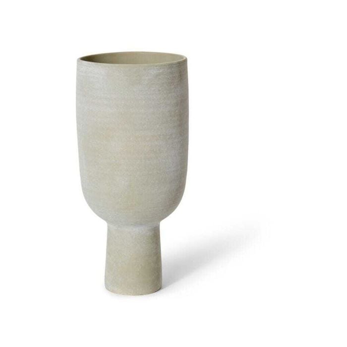 E Style Alora 34cm Ceramic Plant/Flower Vase Decor - Soft Grey