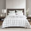 Renee Taylor Double Elliot Yarn Dye Waffle Quilt Cover/Pillowcases Set