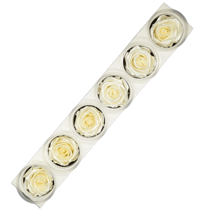 Blooms Of Joy 6cm Pearl Satin Rose 6 pack