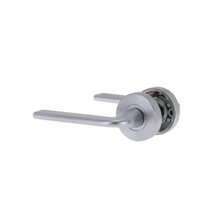 Lockwood 55mm Satin Chrome Velocity Glide Passage Leverset