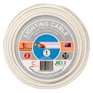 Tycab Cables 1.0mm² x 10m TPS 2C+E Cable