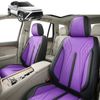 Australian Goose Front Seat Covers for Hyundai Kona 2023 - Current (SX2 Petrol) - PU Leather, Purple (2pc)