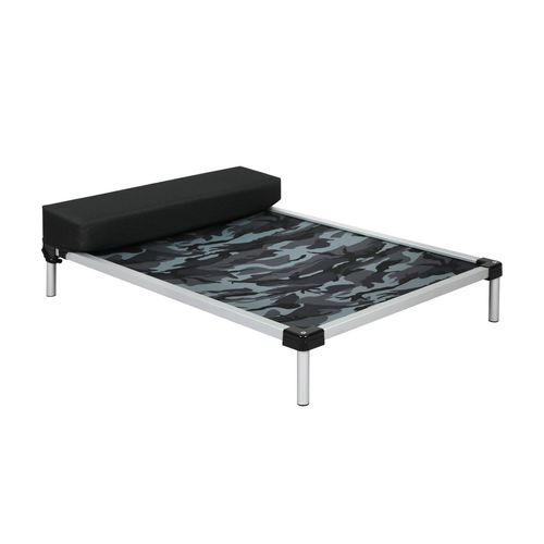 PaWz XL Size Chew Proof Dog Mesh Elevated Dog Bed in Camouflage pattern