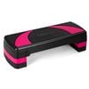 Costway Adjustable Aerobic Stepper Exercise Step Cardio Fitness Bench