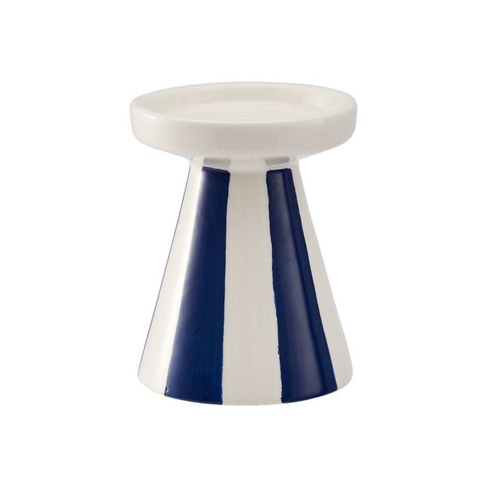 Myhouse Stripe Candle Holder - Blue - Small