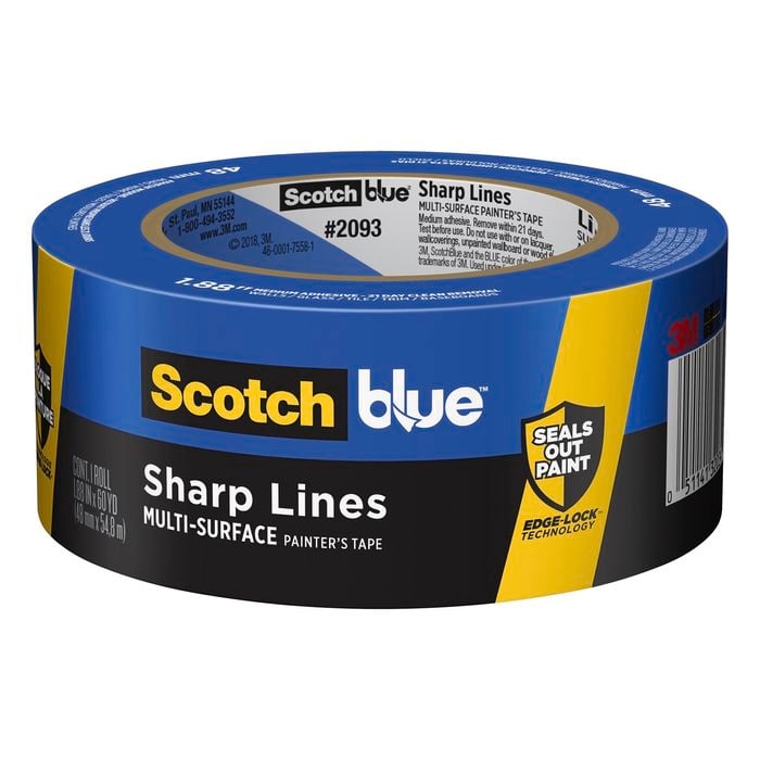 ScotchBlue 48mm x 55m Sharp Lines Multi-Surface Painter’s Masking Tape