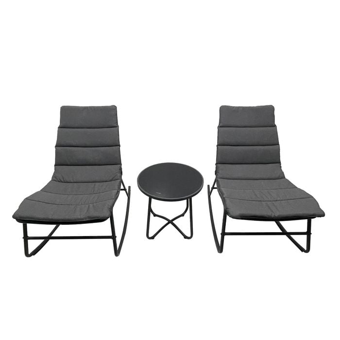 Marquee 3 Piece Rocking Chairs And Table Setting