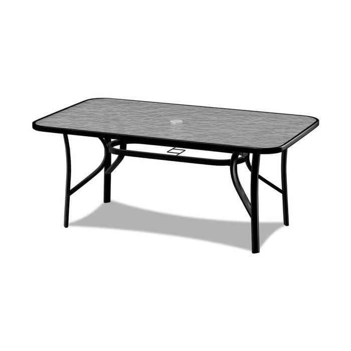 ALFORDSON Dining Table 140CM X 80CM Rectangle Modern Black