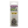 Otter 8 x 25mm Satin Chrome Hinge Screws - 16 Pack