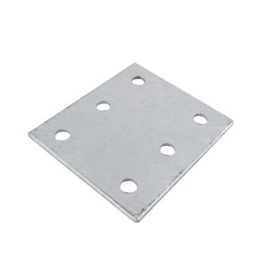 Carinya 140 x 125 x 3.5mm Galvanised Mending Plate Bracket - 140 x 125 x 3.5mm