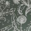 Porter's Paints A4 Sample Sage Dandelion Wallpaper
