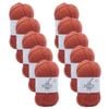 10pk Malli Super Blend Basic Crochet Knitting Yarn 8ply 100g 16x9cm Ruby