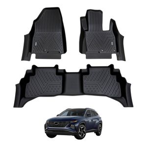 AUSGO Car Floor Mats for Hyundai Tucson Hybrid 2021-Onwards All-Weather Floor Liners