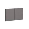 Kaboodle 800mm Smoked Grey Modern Farmhouse Sink Doors - 2 Pack