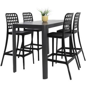 Frankie Remix 5pc Bar Set - Black