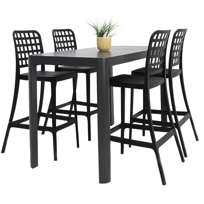 Frankie Remix 5pc Bar Set - Black