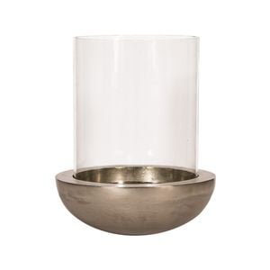 Ssh Collection Katrina 39cm Tall Hurricane Lamp - Nickel