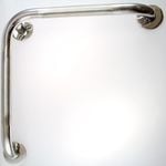 Award 32 x 750mm Stainless Steel Knurled Eziliving 90 Degree Grab Rail