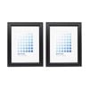 2PK Braz Siena Image Photo Document Display Frame 27.9x35.6cm Black