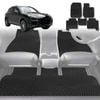 6D Diamond Car Floor Mats for Porsche Cayenne 92A 2011-2017-Full Set-Black-Outback GT