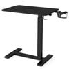 Costway Mobile Standing Desk Overbed Laptop Table Black