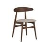 Modern Furniture TELYN Dining Chair 75.5x60cm- Cocoa + Cream
