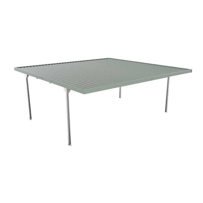 Absco Structures 5.5 x 5.5 x 2.37 Pale Eucalypt Double Skillion Carport