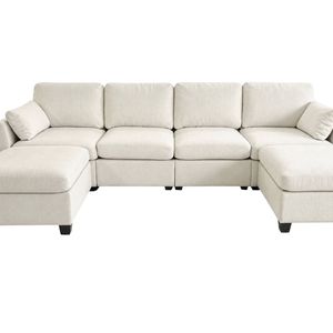 Jonpony 6-Piece Modular Sofa Set - Beige