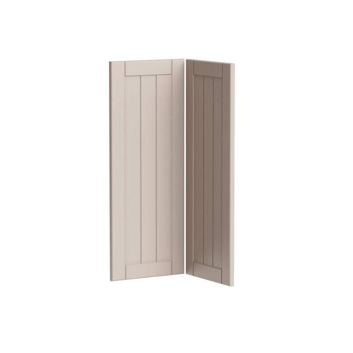 Kaboodle Cannellini Country Corner Wall Cabinet Doors - 2 Pack