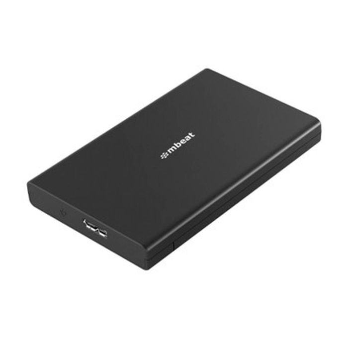 mbeat A2 Slim Tool-Free USB 3.0 2.5' SATA HDD Enclosure - Black USB Port: USB 3