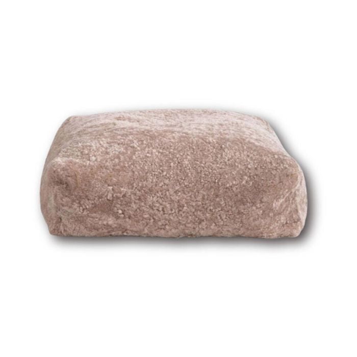 Huxford Grove The Moroccan Sheepskin Ottoman Pouffe 65cm - Nappa