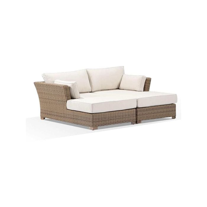 Coco Outdoor Wicker Modular 2 Piece Daybed Garden Setting