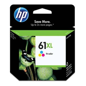 HP HP 61XL High Yield Ink Cartridge Tri Colour Cyan Magenta Yellow Value Pack