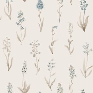 Wallpaper Trader Alma Wallpaper Roll 10.05m X 53cm, Light Blue