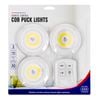 Lytworx Remote Control Battery Operated Puck Lights - 3 Pack