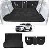 3D Boot Liner Back Seat Protector Combo for Toyota Prado 150 Series 7 Seats 2009-2024 Kick Mats