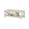 Maestro Furniture Lorrel Modern Minimalist Rectangular Wooden Coffee Table - Antique white