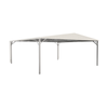 Absco Structures 6.00 x 6.00 x 2.98m Surfmist Double Gable Carport