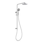 Estilo WELS 3 Star 9L/min Chrome 3 Function Twin Rail Shower Set