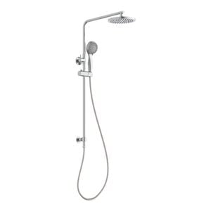 Estilo WELS 3 Star 9L/min Chrome 3 Function Twin Rail Shower Set