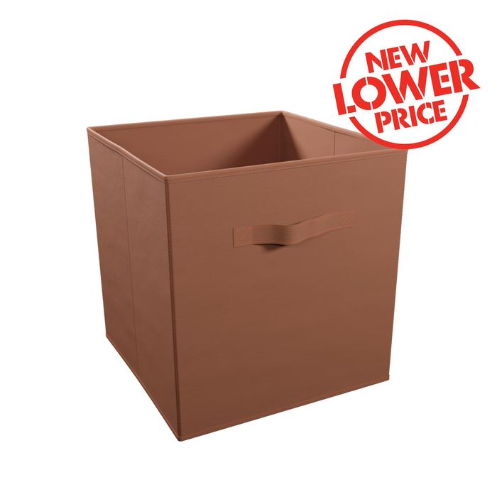 Flexi Storage Clever Cube 270 x 270 x 280mm Earth Compact Fabric Insert